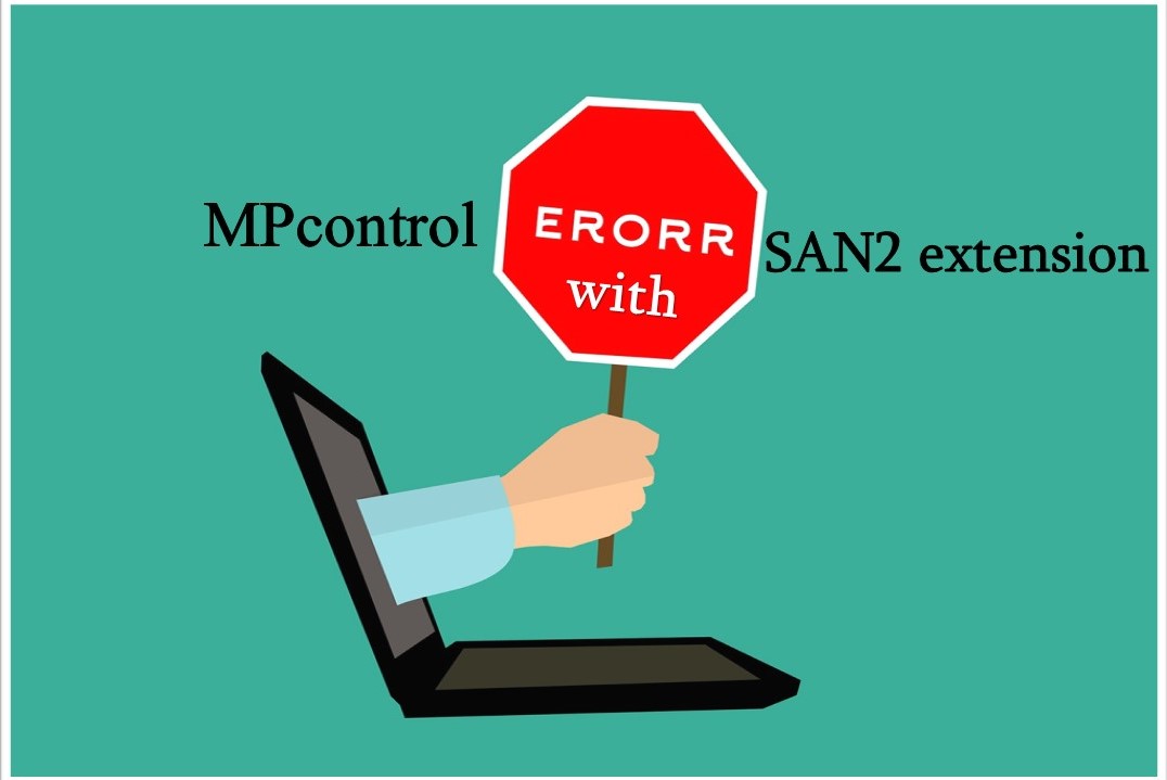 CMInfra_15_SCCM 2012 MPcontrol error with SAN2 extension error