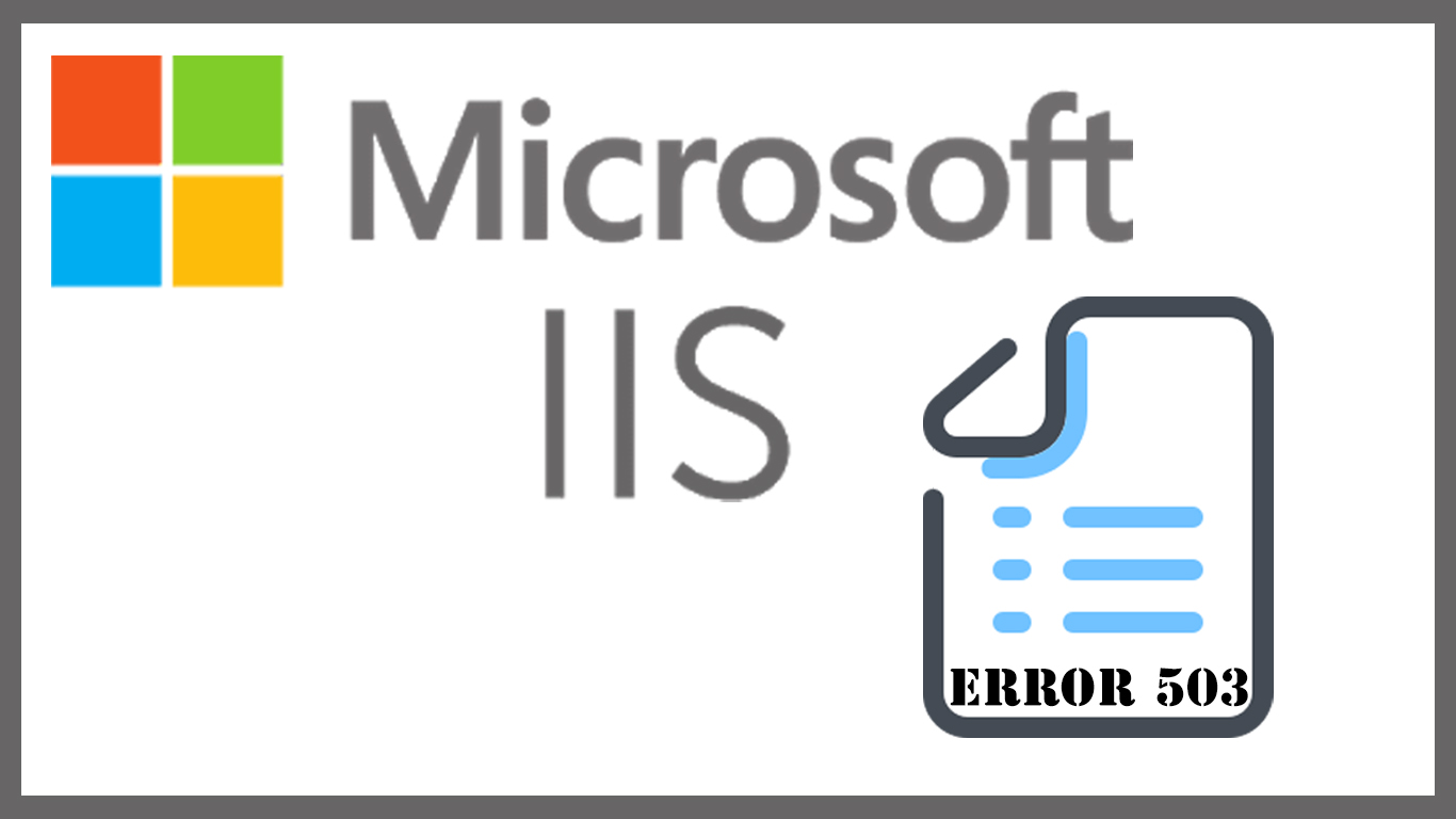 CMDeployment_10_Application catalog error with IIS HTTP Error 503