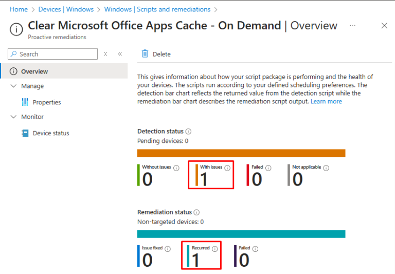 MDM_81_Clear Microsoft Office Apps Cache Using Intune Remediation ...